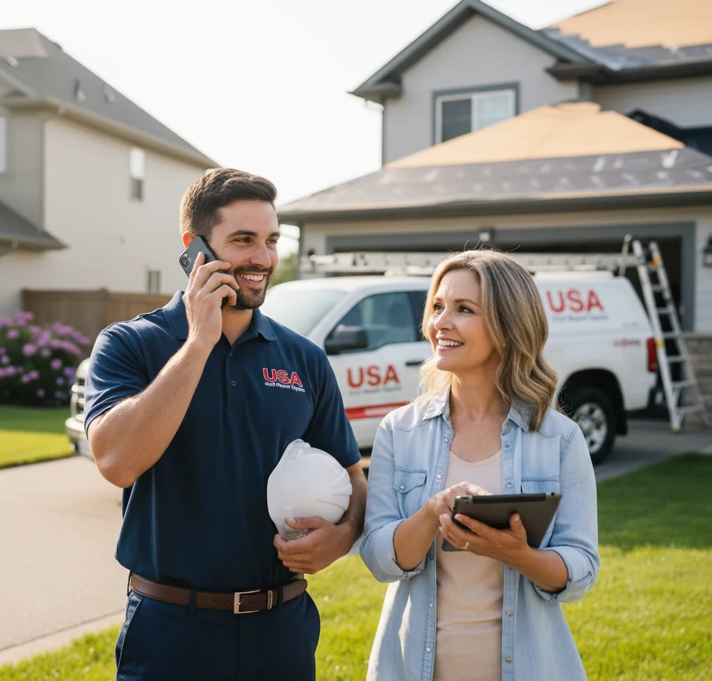 USA Roof Repair Experts customer support in Beavercreek